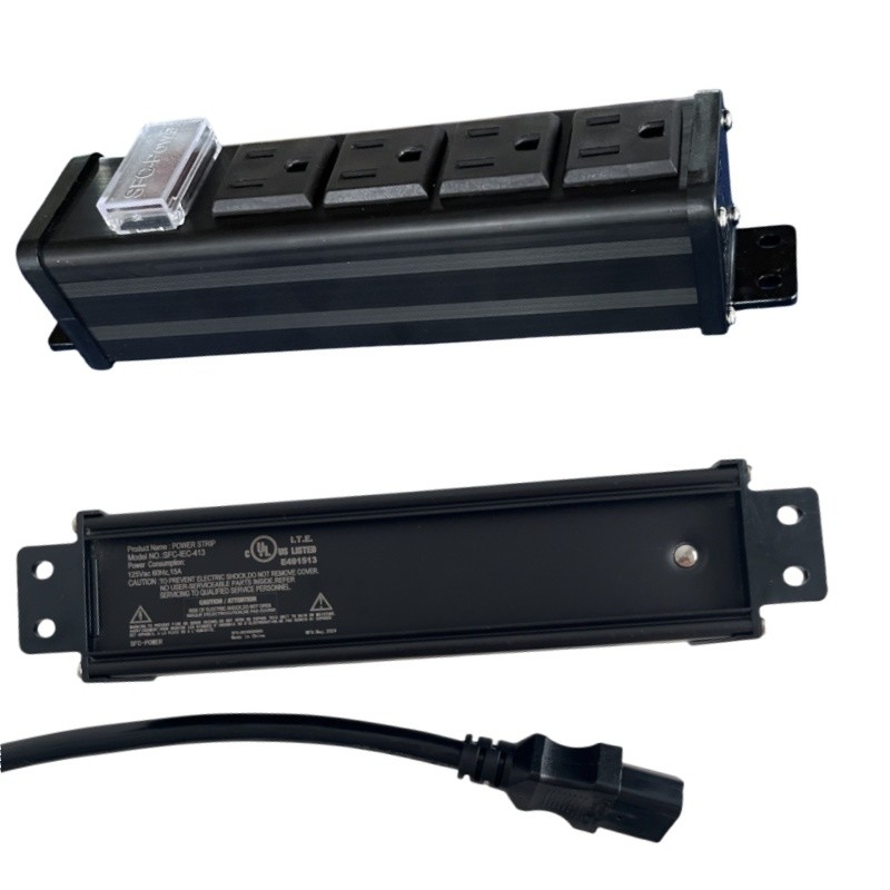 15A 125V出力容量 4 オプション OEM サービス付きのUS アウトレット,メタルシェル PDU,電源ストリップ